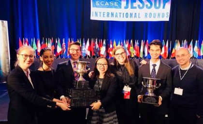 Winners of the 2018 Philip C. Jessup International Law Moot Court Competition
