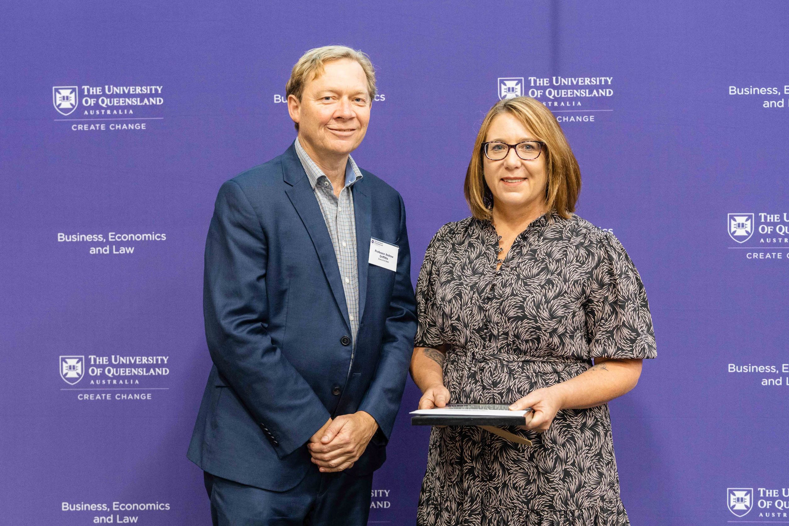 Professor Andrew Griffiths and Dr Thea Voogt