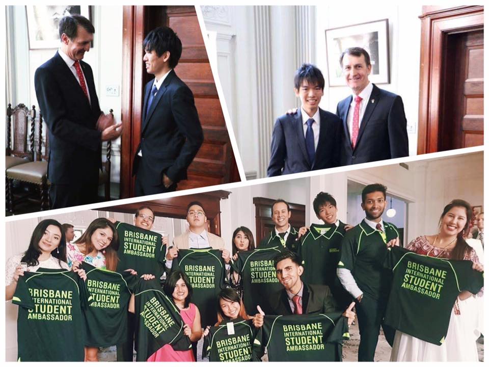 Ho Yeung Cheung was recently named a Brisbane International Student Ambassador