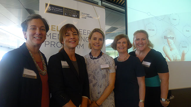 Some of ICF-accredited coaches with BEL Career Mentoring Program director, Cate Clifford
