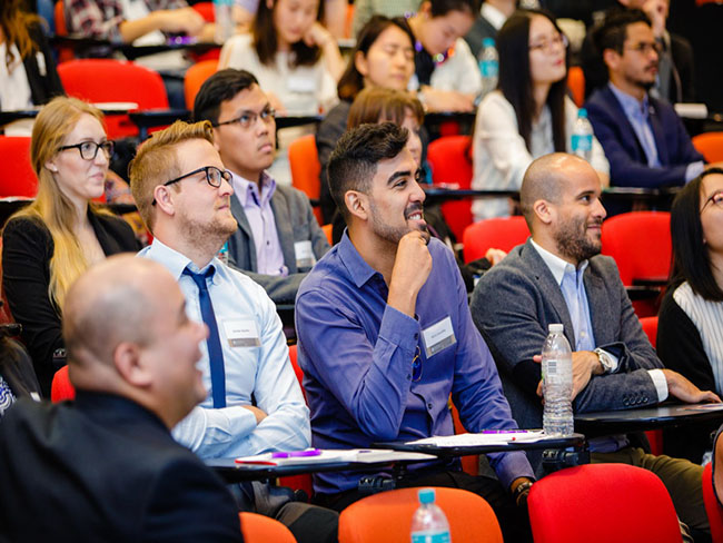 Students at the BEL International Student Employability Conference 