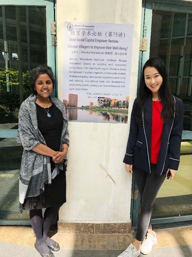 Associate Professor Renuka Mahadevan (left) 