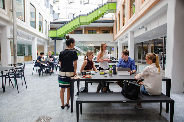 Colin Clark courtyard