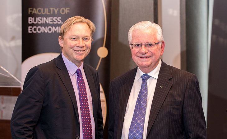 Professor Andrew Griffiths and Dr Vince FitzGerald AO 