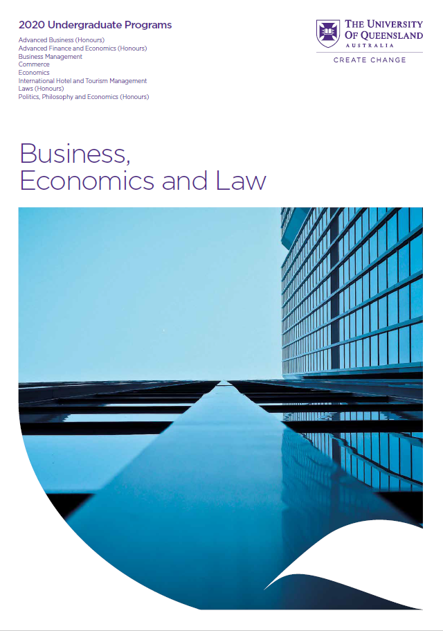 2019 Business, Economics and Law - Undergraduate Guide