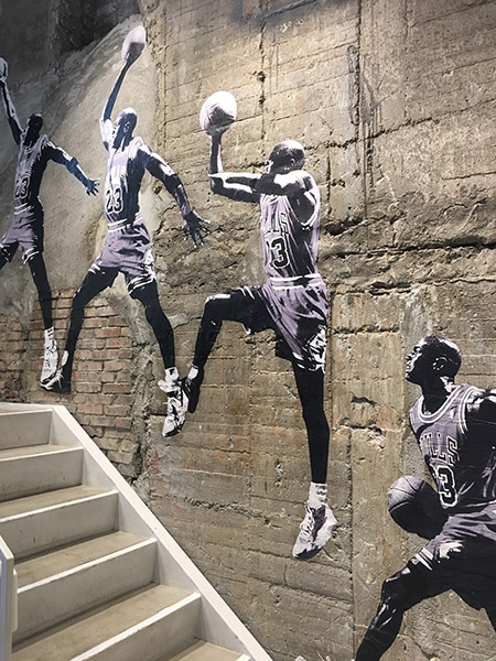 Michael Jordan graffiti