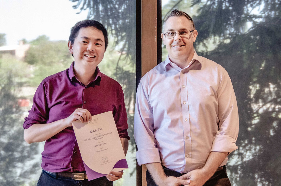 Dr Kelvin Tan and Professor Brent Ritchie