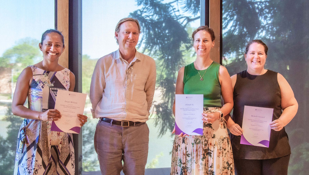 Student Administration Leadership Team and Professor Andrew Griffiths