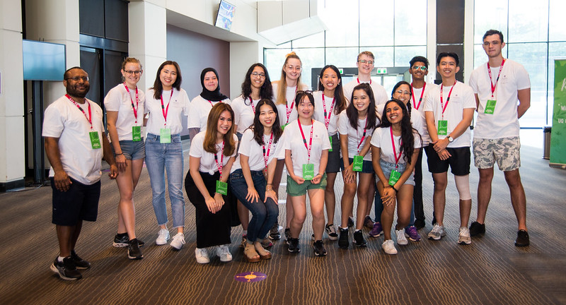 BEL Buddies - group shot inside UQ Centre