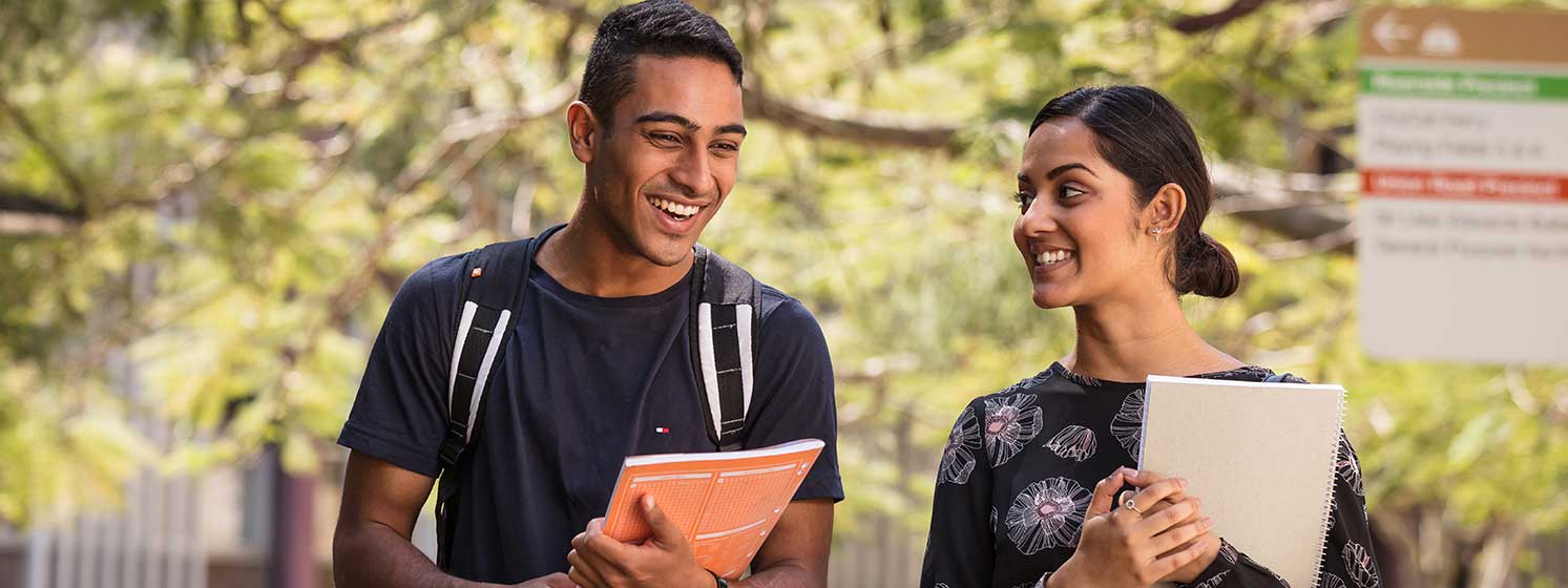 UQ Business School students, Shadid and Shannon