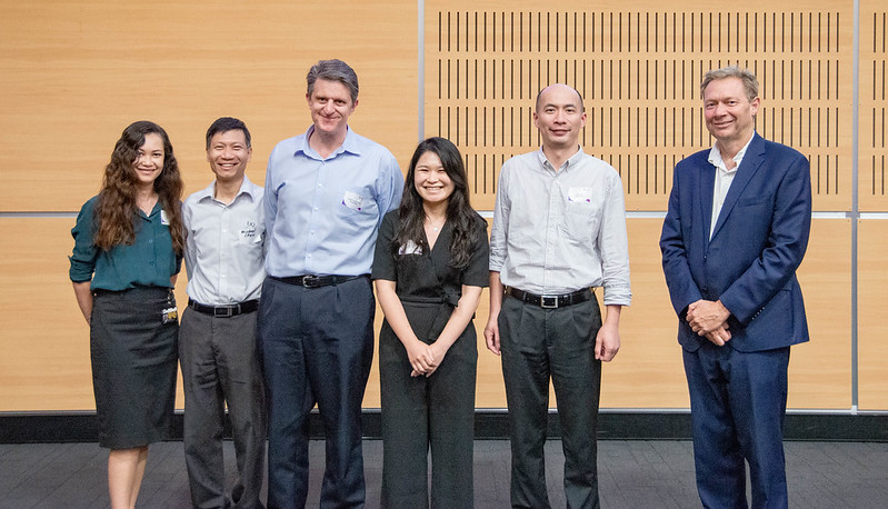 BEL International Services Unit Team with Professor Andrew Griffiths