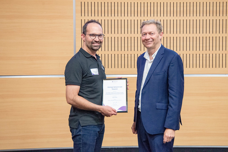 George Jensen van Vuuren with Professor Andrew Griffiths