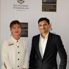 Cate Clifford, BEL SET Employability Specialist - Mentoring, and Bhatu Pawar, Senior Consultant, Advisory, EY