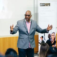 Activational speaker and retired NBL star, Eric Bailey