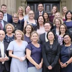 This is an image of some of the winners of the 2019 UQ Awards for Teaching and Learning Excellence