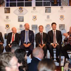 Panel discussion with Rugby players