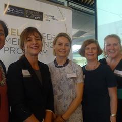 Some of the ICF-accredited coaches with BEL Career Mentoring Program director, Cate Clifford