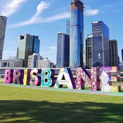 Brisbane sculpture in the Southbank parklands