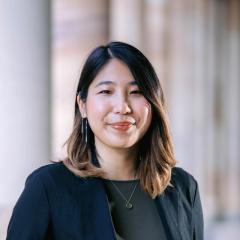 Kieko Nishino headshot at UQ's Great Court 